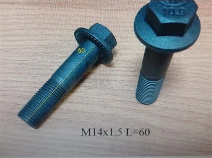 Cummins	3914118	Болт шкива коленвала (ISLe) M14x1,5 L=60 твердость 10,9 3914118